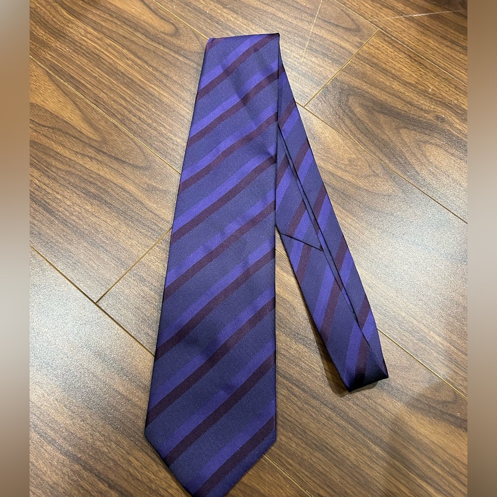 Cigliano vintage purple stripe men’s tie
